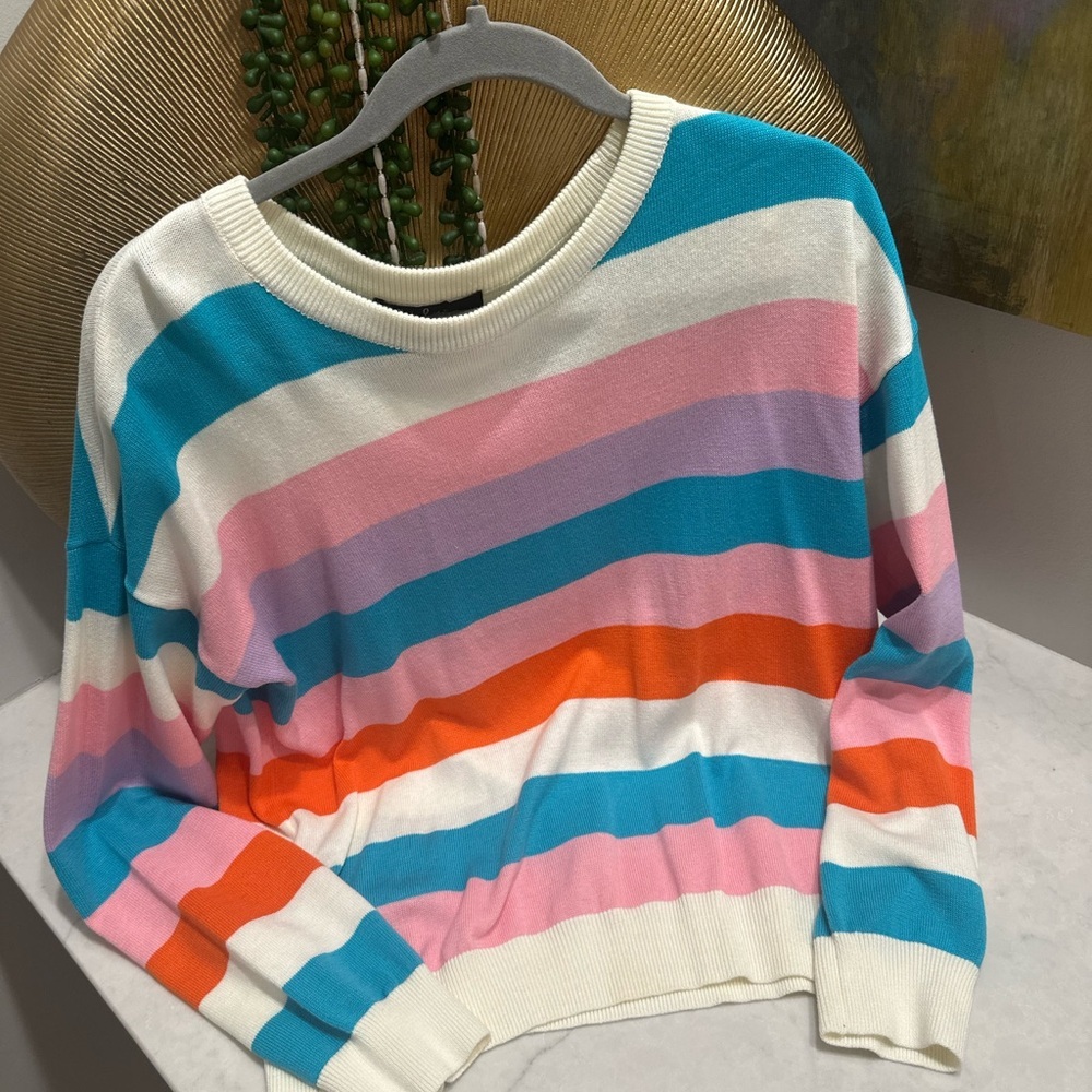 Lulu's Multicolor Striped Sweater